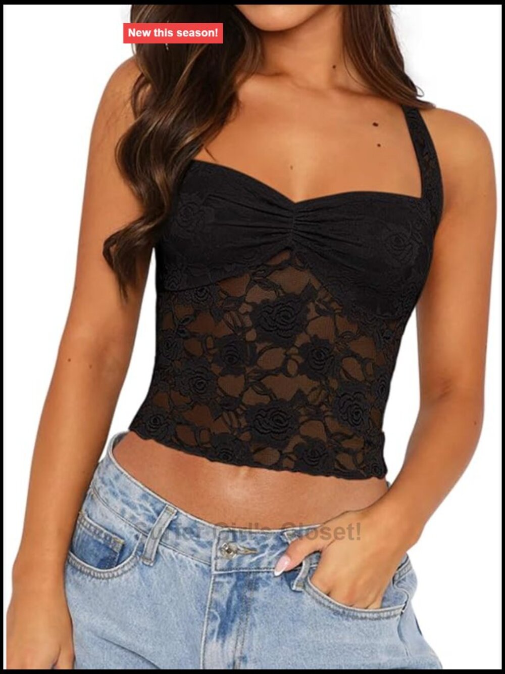 Women's Halter Lace Crop Tank Top Sleeveless Backless Summer Y2K Going Out